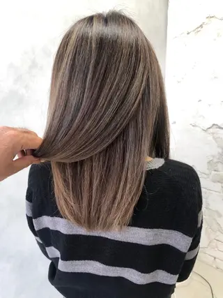 セミロング カラー welring hair salonのヘアスタイル