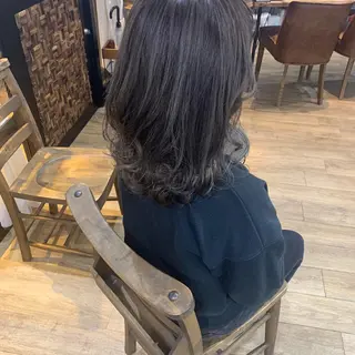 ミディアム 酸性縮毛矯正 梅田茶屋町 Juriのヘアスタイル