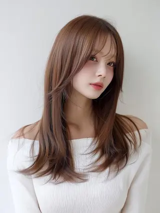 カラー ロング 髪質改善・縮毛矯正 💎ASUKAのヘアスタイル
