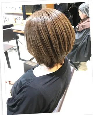 ショート カラー パーマ ヘアアレンジ メンズ キッズ ネイル マツエク・マツパ EnBlesS西宮 マンツーマン神道有基のヘアスタイル