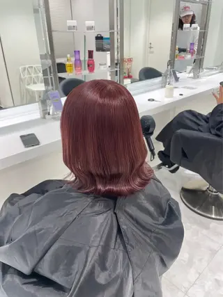カラー 🤍ブリーチなし ブラウンhimi🤍のヘアスタイル