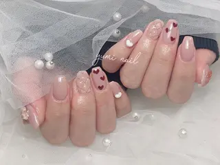 ネイル 𝐲𝐮𝐦𝐢🎀 長さ出しデザイン専門のネイルデザイン