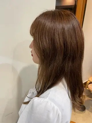 ロング カラー みやした もあのヘアスタイル
