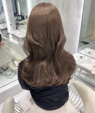 ロング カラー レイヤー/グレージュ 渋谷表参道/小森波琉のヘアスタイル