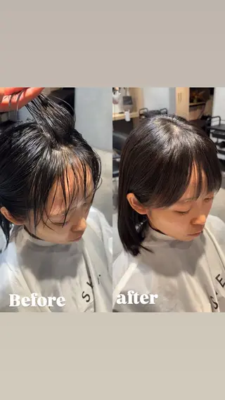 パーマ 暖色カラー 奥村陽花のヘアスタイル