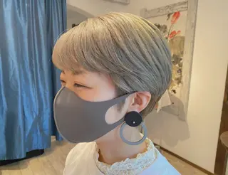 ショート カラー ヘアアレンジ 💖原宿APREA 💖yuka💖のヘアスタイル