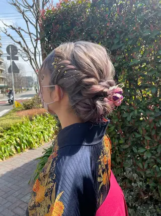 ヘアアレンジ LAVISH nail salonのヘアスタイル