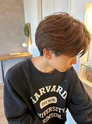 パーマ メンズ 神谷 凪のヘアスタイル