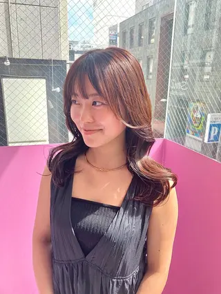 ロング カラー Maison HARU宮本 楓のヘアスタイル