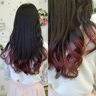 ロング カラー 片岡 賢次のヘアスタイル