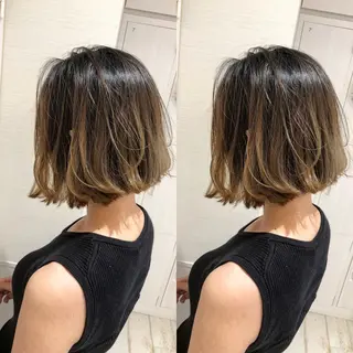 ショート カラー 三鷹で1番ショート ボブをカットする新谷のヘアスタイル