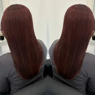 カラー Ayano🎀似 合わせ×透明感🎀のヘアスタイル