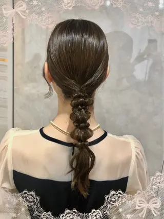 ヘアアレンジ 🐈‍⬛momo🐾 ダブルカラーのヘアスタイル
