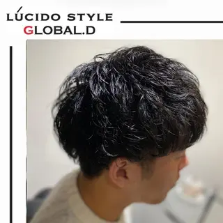 ショート パーマ メンズ ✂︎ショート、ボブ、 レイヤー🩵YUMIのヘアスタイル