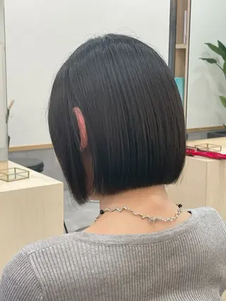 ミディアム カラー 髪質改善/ 上村旺武のヘアスタイル
