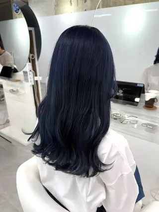 セミロング カラー yuuna ✮ レイヤーカットのヘアスタイル