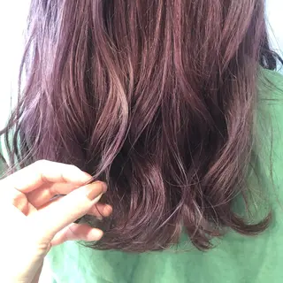 ミディアム カラー 圧倒的な質感🧡 髪質改善/丸山晴菜のヘアスタイル