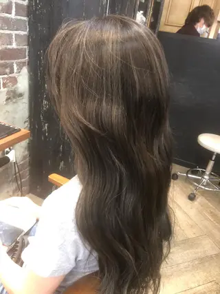 ロング カラー 藤木 雅俊のヘアスタイル