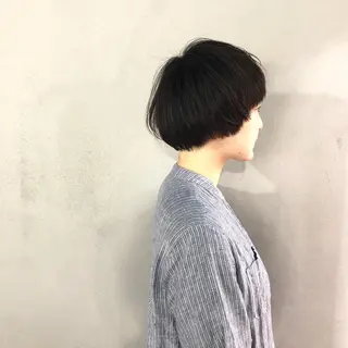 ショート ショート/ボブ/ 白髪染め/メンズ葛西のヘアスタイル