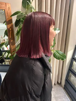 ミディアム 薄暮 マツイ レンのヘアスタイル
