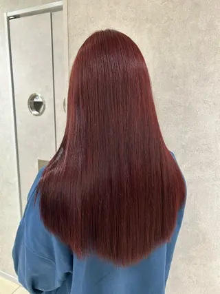ロング カラー ⟡.·韓国ヘア*.゚ 室岡 咲希のヘアスタイル