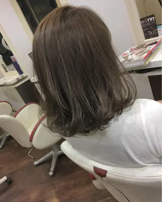 ミディアム はまべ です☆のヘアスタイル