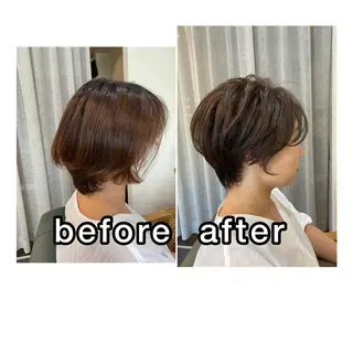 ショート 中江 翔のヘアスタイル