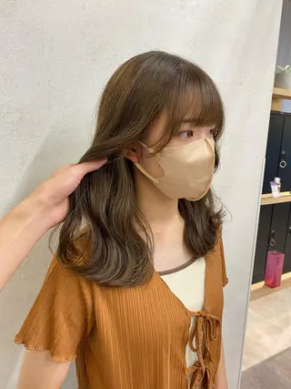 ロング メンズ縮毛矯正 ニュアンスパーマのヘアスタイル