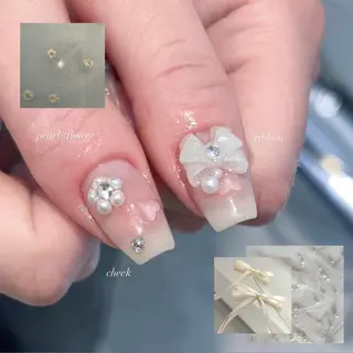 ネイル 🩰ミキ/韓国♡ 大人girlyネイルのネイルデザイン