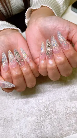 ロング JNA認定講師🌸 RIEのネイルデザイン