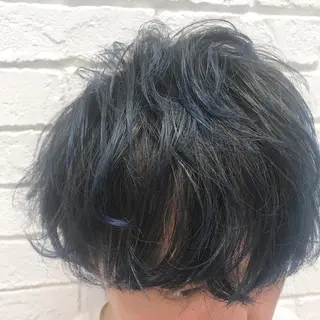 ショート カラー メンズ 松岡 恭弘のヘアスタイル