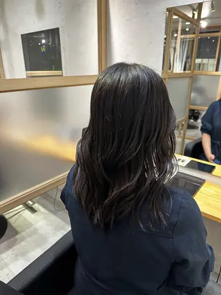 セミロング カラー カリスマになる美容師 💥TOUI💥上野のヘアスタイル