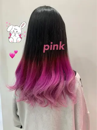 ロング カラー ヘアアレンジ 新宿駅近♡個室 ♡関口三都季🌜のヘアスタイル