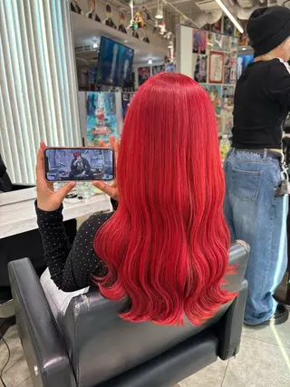ロング カラー 推しカラー/ ミクのヘアスタイル