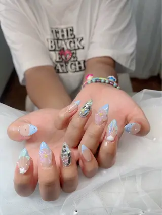 ネイル ハイネイル 自宅サロンのネイルデザイン