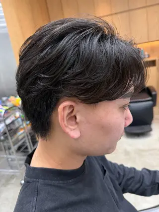 パーマ メンズ fifth天神 パーマ特化/石橋航海のヘアスタイル