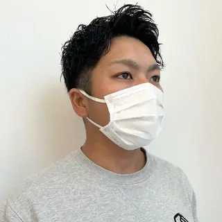 ショート カラー パーマ メンズ 🔥メンズカラー🔥 セヤシュウヘイのヘアスタイル
