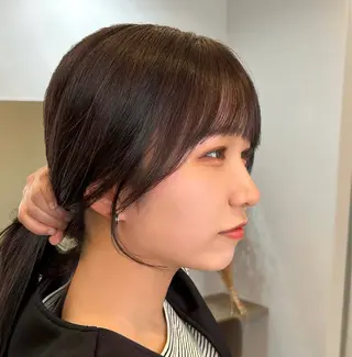 ロング 神谷 凪のヘアスタイル