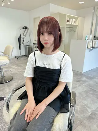 ミディアム 🤍 RIKO / LITTYのヘアスタイル