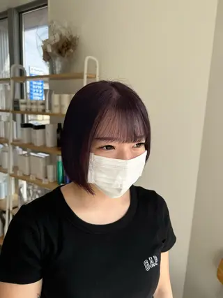 ショート カラー 堀越 美羽のヘアスタイル
