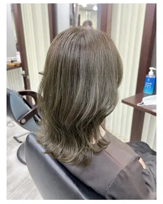 セミロング カラー ＊横浜駅＊ 金子 誠也のヘアスタイル