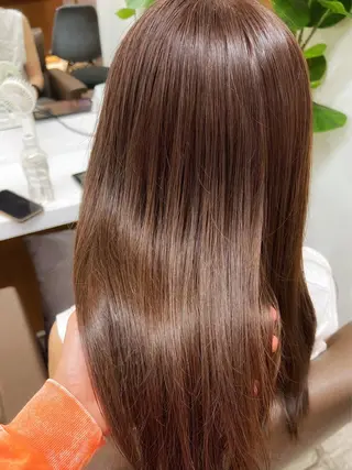 セミロング カラー 透明感カラー/ イルミナカラーヒロキのヘアスタイル