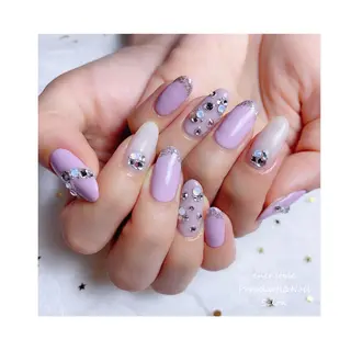 ミディアム ネイル 👑enen style👑のネイルデザイン