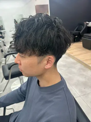 メンズ メンズパーマ/波巻き 桜井凌平のヘアスタイル