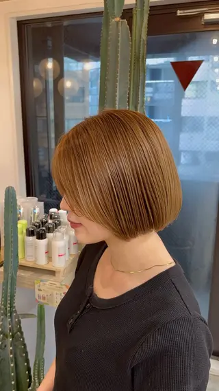 ミディアム 🇰🇷韓国レイヤー 韓国風ボブのヘアスタイル