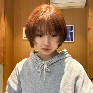 ショート カラー MUKU リカのヘアスタイル