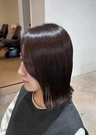 ミディアム 髪質改善・ クロスパーマ◎倉澤のヘアスタイル