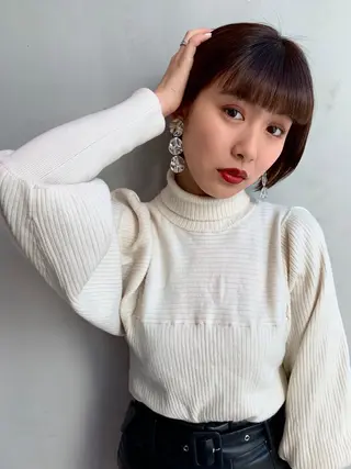 ショート カラー yui .のヘアスタイル