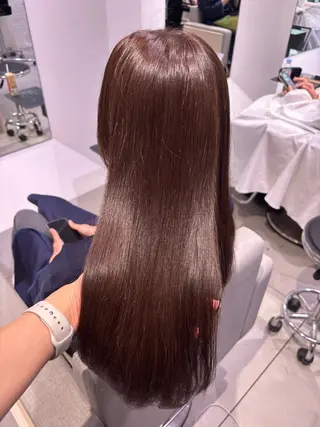 ロング カラー 銀座/韓国レイヤー/ 艶カラー🍓原田侑依のヘアスタイル