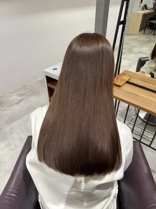 ロング カラー 紅都🫧透明感 水光カラー🫧のヘアスタイル